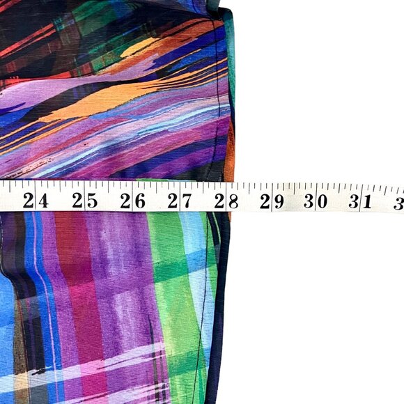 Lane Bryant Top Size 18/20 Babydoll Sheer Cross Over Front Elasticized Waist EUC - Picture 12 of 12